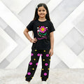 (3Y–12Y ) Code-241 Girls Soft Printed Top & Pants Set (  RV )