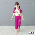 (3Y–12Y ) Code-241 Girls Soft Printed Top & Pants Set (  RV )