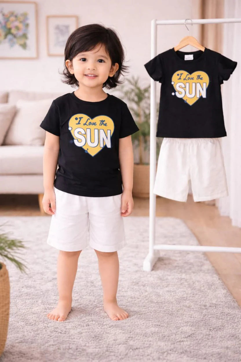 6M - 6Y Kids T- Shirt Set