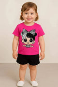 6M - 6Y Kids T- Shirt Set  (R V)