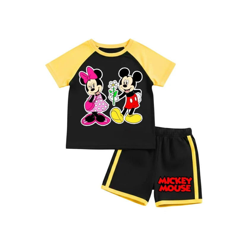 ( 1–7 Years) Premium Kids DTF Print Summer Combo Set – Cartoon Edition     (  R V )