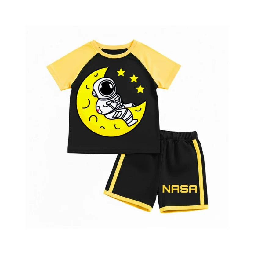 ( 1–7 Years) Premium Kids DTF Print Summer Combo Set – Cartoon Edition     (  R V )