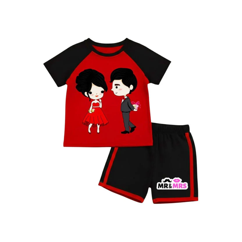 ( 1–7 Years) Premium Kids DTF Print Summer Combo Set – Cartoon Edition     (  R V )