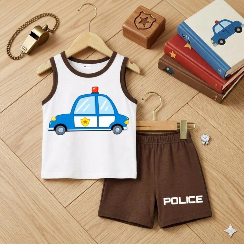 ( 1–7 Years) Premium Kids DTF Print Summer Combo Set – Cartoon Edition     (  R V )