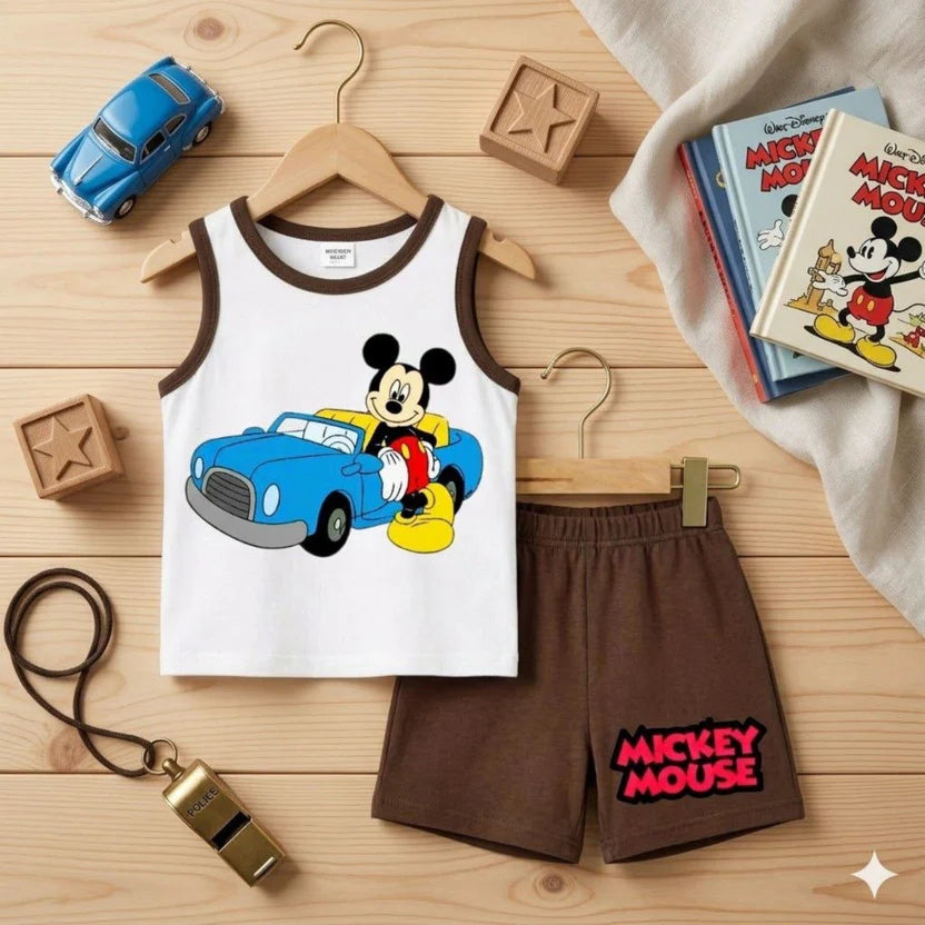 ( 1–7 Years) Premium Kids DTF Print Summer Combo Set – Cartoon Edition     (  R V )
